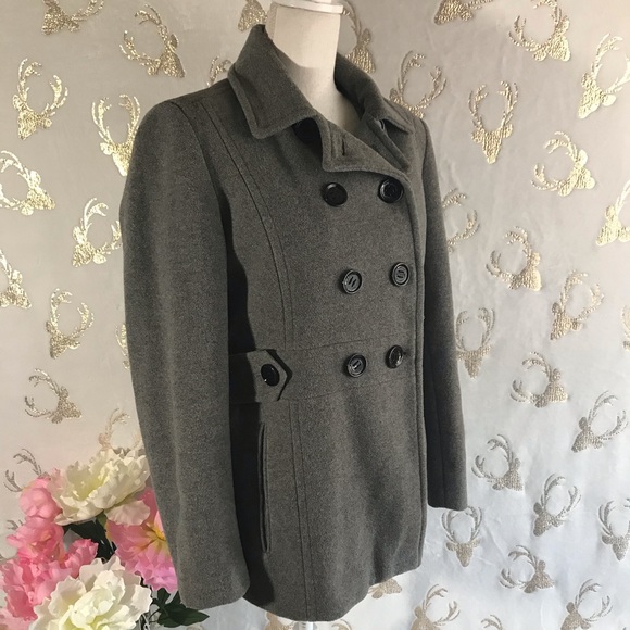 Calvin Klein Gray Coat Sz 6P (Z30) - Picture 7 of 8